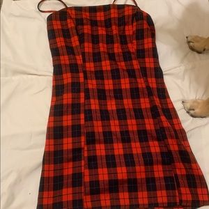 Plaid Mini Dress